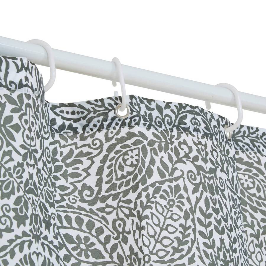 Rideau de douche, l.180 cm, gris Arboria