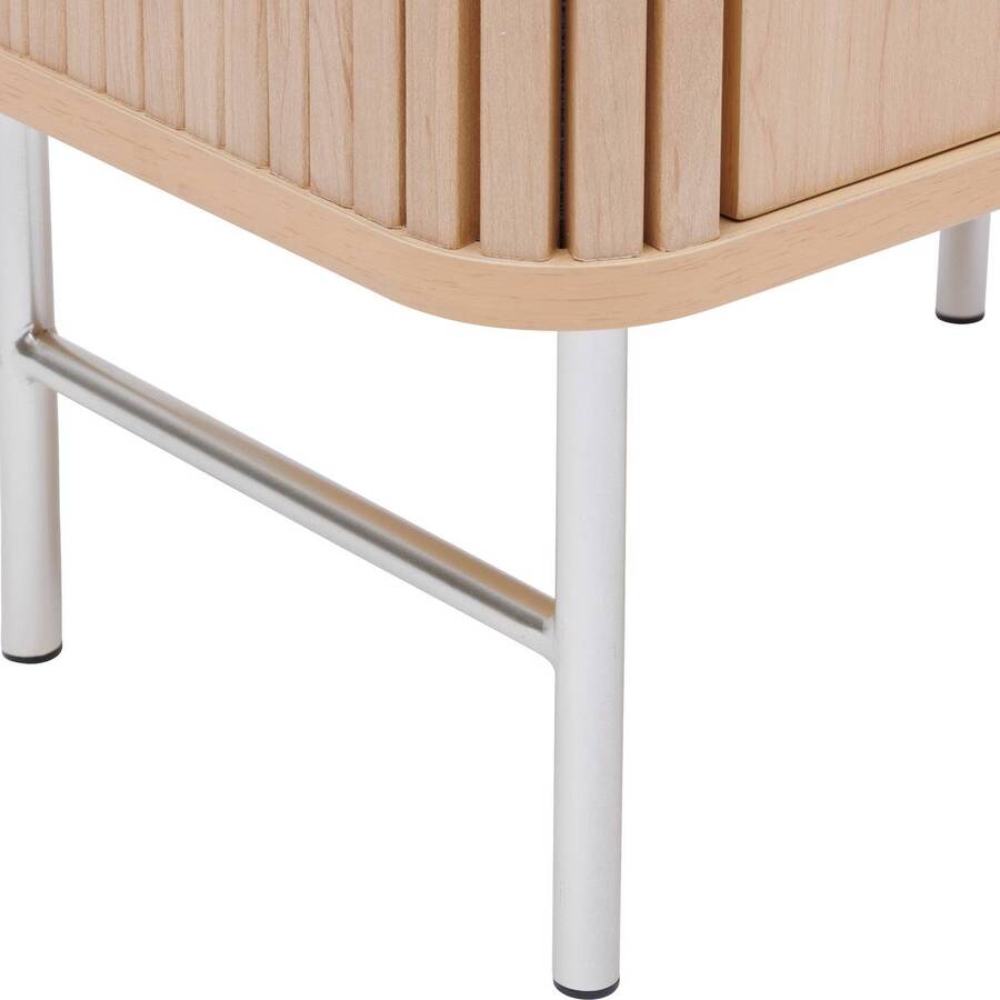 Meuble de salle de bain 1 porte, beige