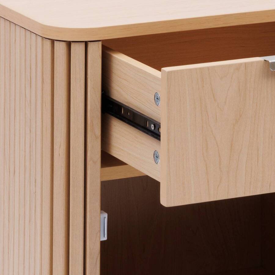 Meuble de salle de bain 1 porte, beige