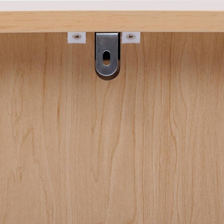 Meuble de salle de bain 1 porte, beige