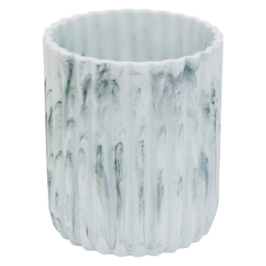 Poubelle, manuel, 5 l, blanc Marby