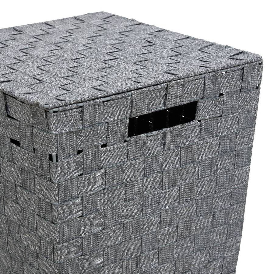 Panier à linge, 50l, gris Lise