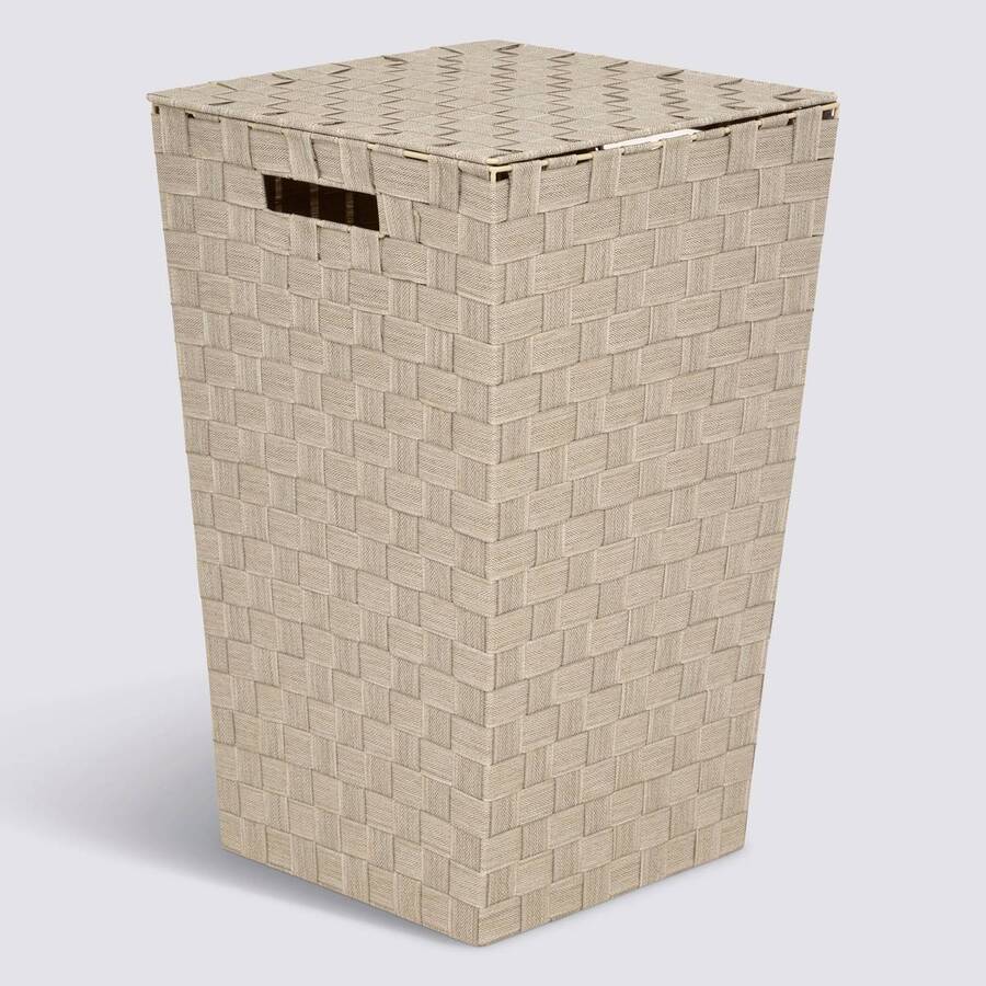 Panier à linge, 50l, beige Lise