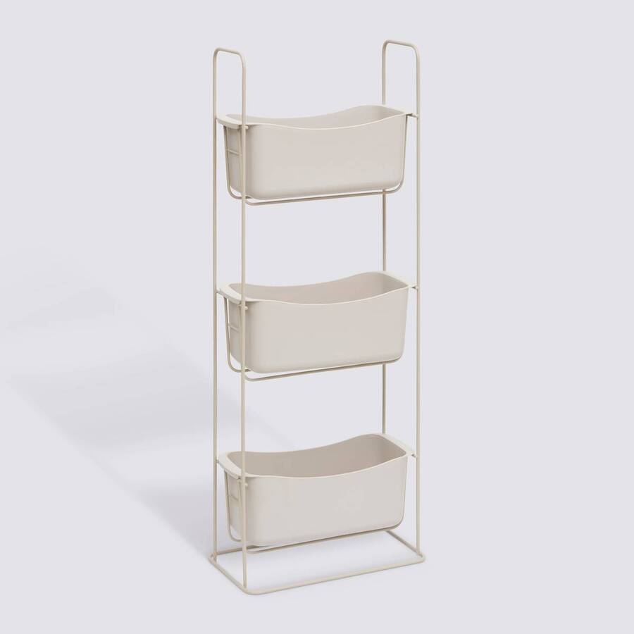 Étagère de douche 3 niveaux, beige Easy bath