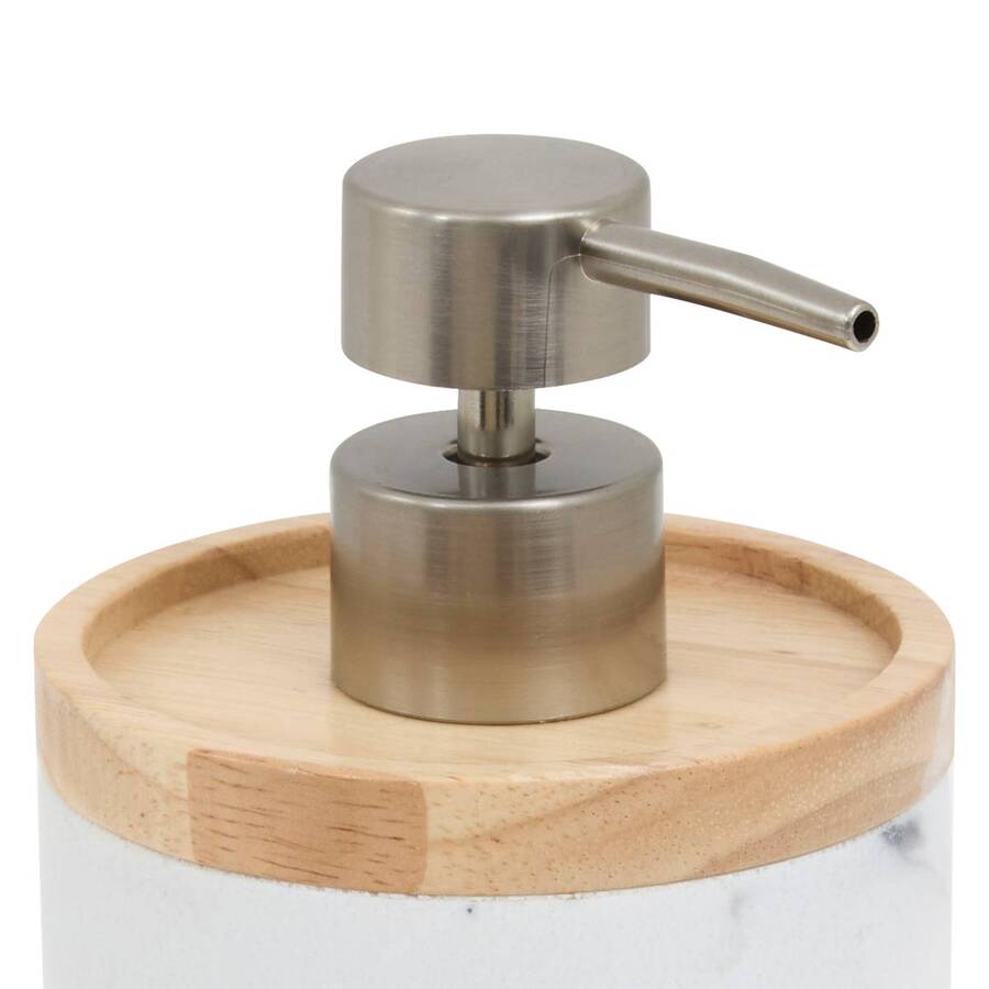 Distributeur de savon, 840 ml, blanc Lea