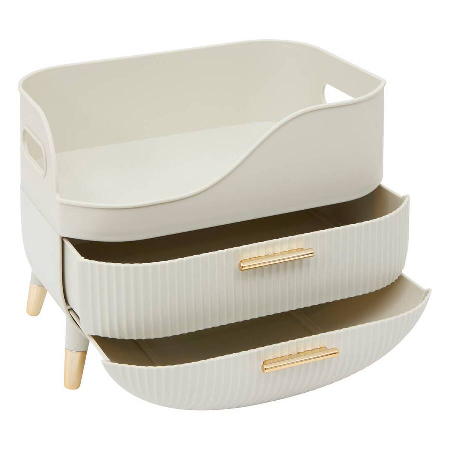Organiseur, l.26 cm, beige Alba