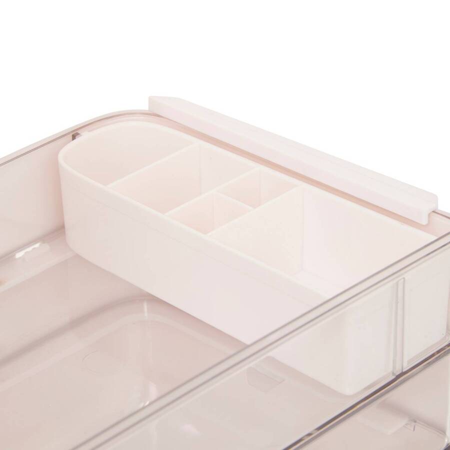 Organiseur, l.8,9 cm, blanc Sara