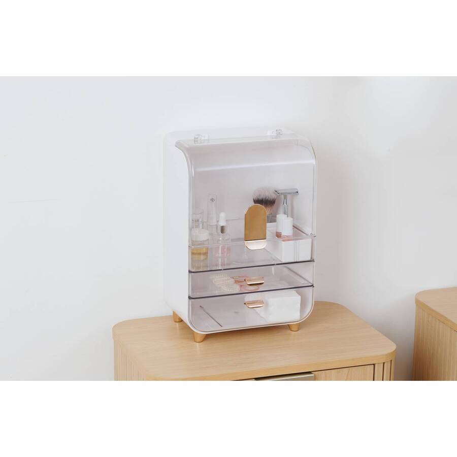 Organiseur, l.8,9 cm, blanc Sara