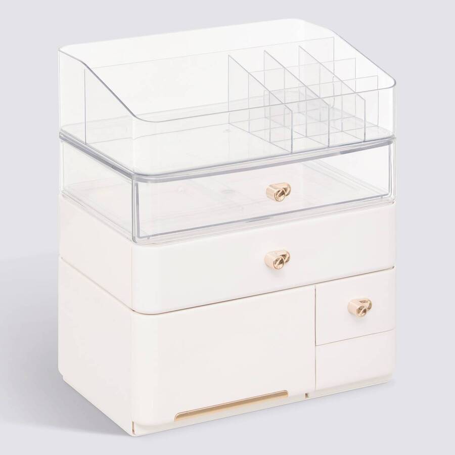 Organiseur, l.23 cm, blanc Sara