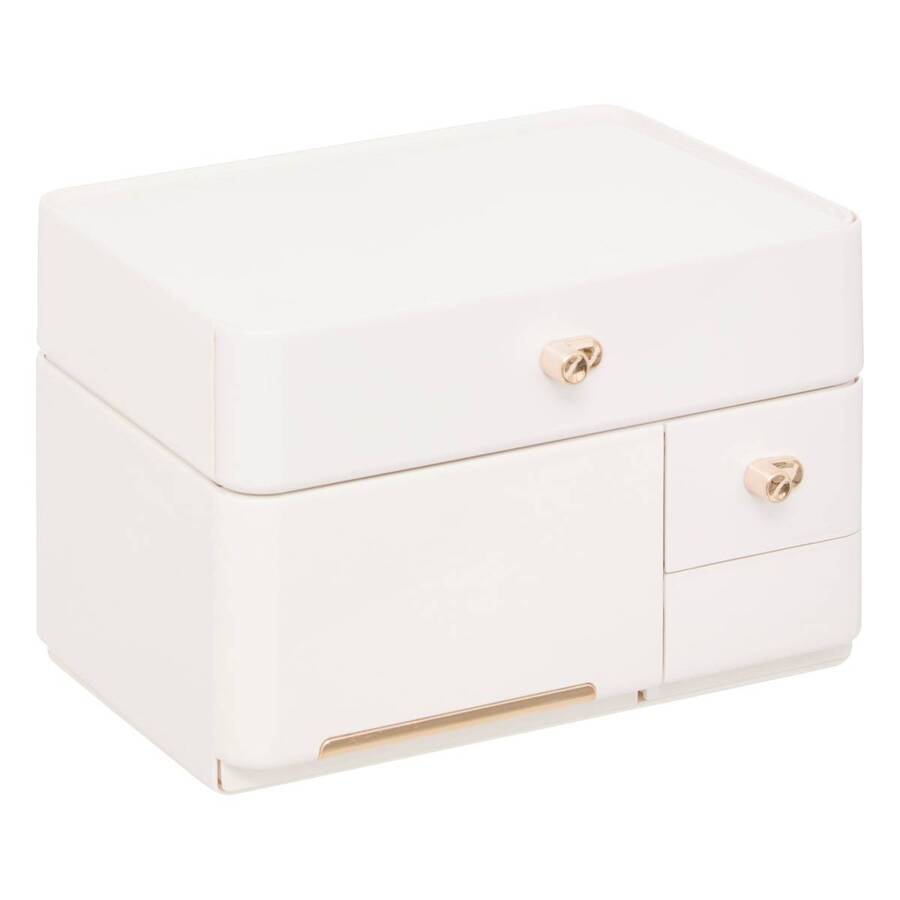 Organiseur, l.23 cm, blanc Sara