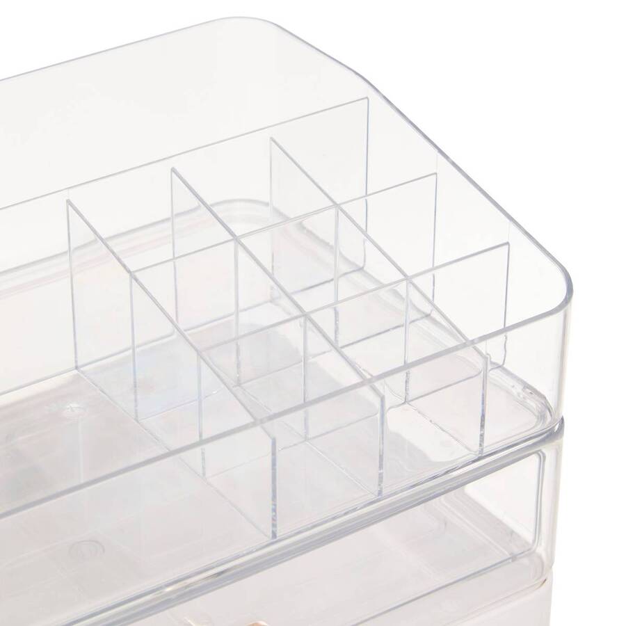 Organiseur, l.23 cm, blanc Sara