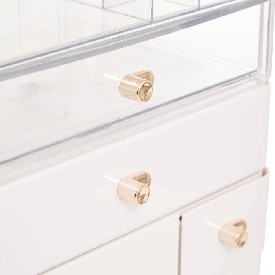 Organiseur, l.23 cm, blanc Sara