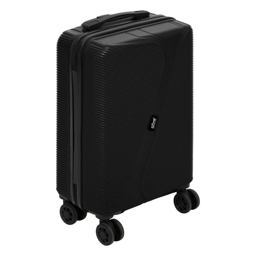 Lot de 3 valises 8 roues, h.77/67/55 cm, noir