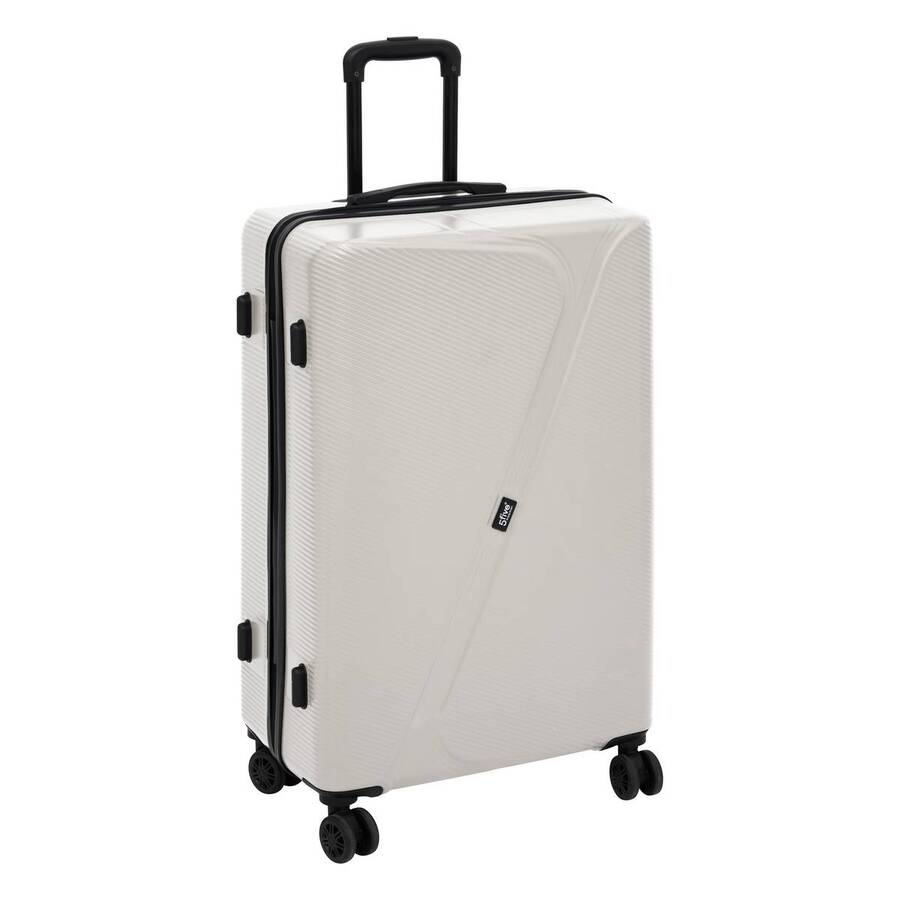 Lot de 3 valises 8 roues, h.77/67/55 cm, argile