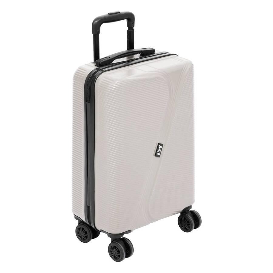 Lot de 3 valises 8 roues, h.77/67/55 cm, argile