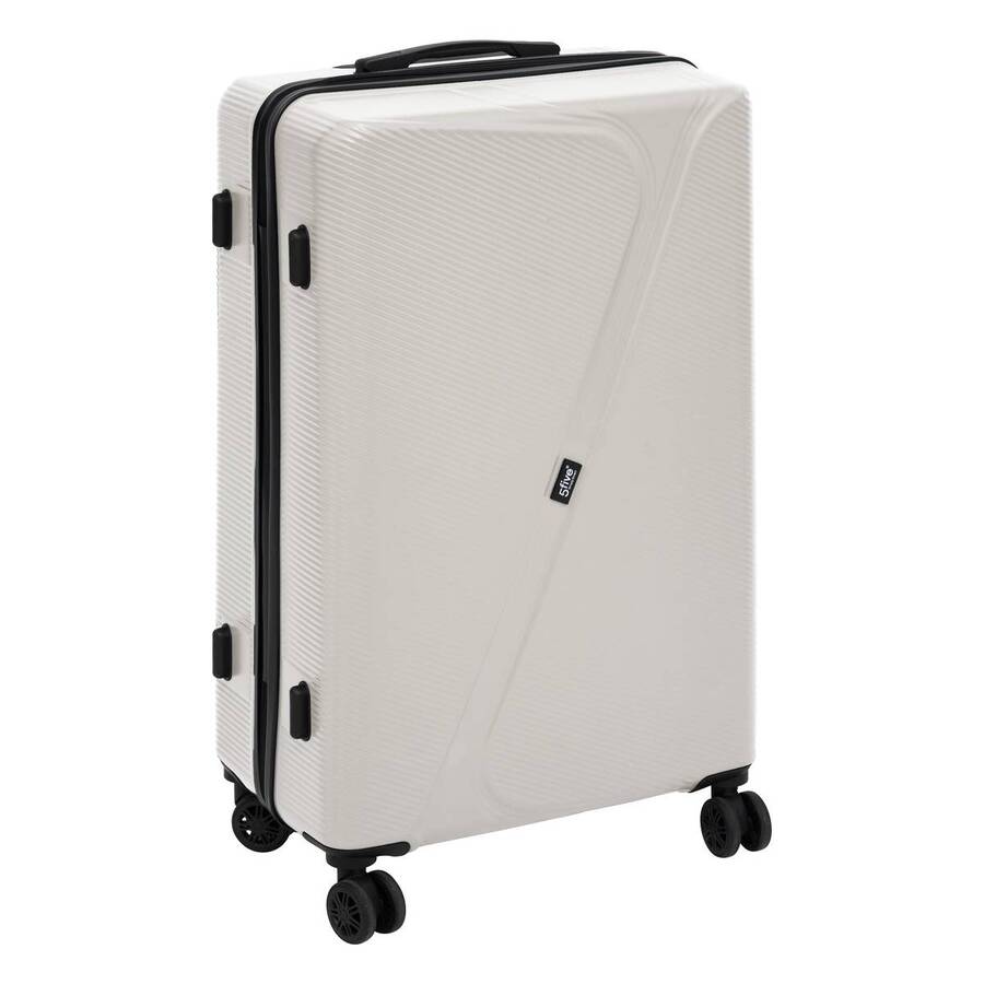 Lot de 3 valises 8 roues, h.77/67/55 cm, argile