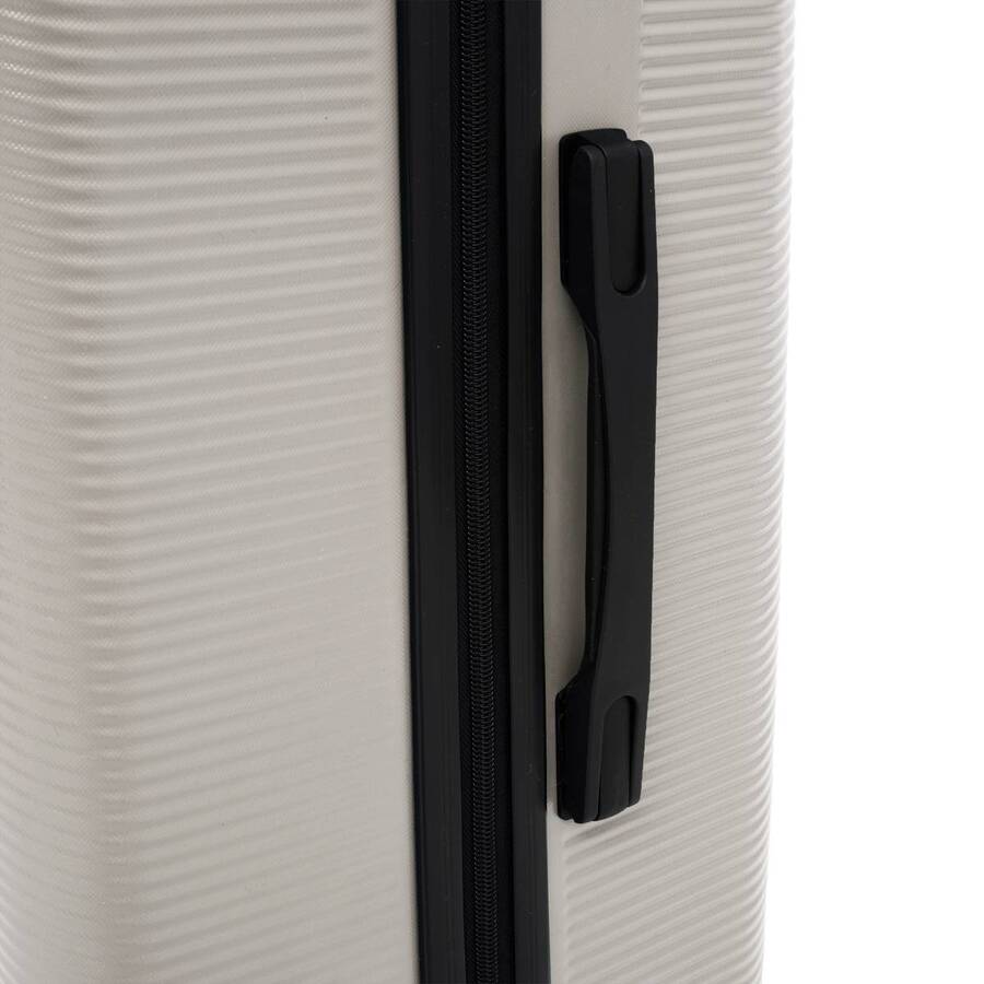 Lot de 3 valises 8 roues, h.77/67/55 cm, argile