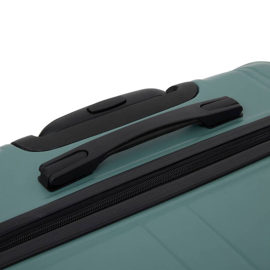 Lot de 3 valises 8 roues, h.77/67/55 cm, vert 