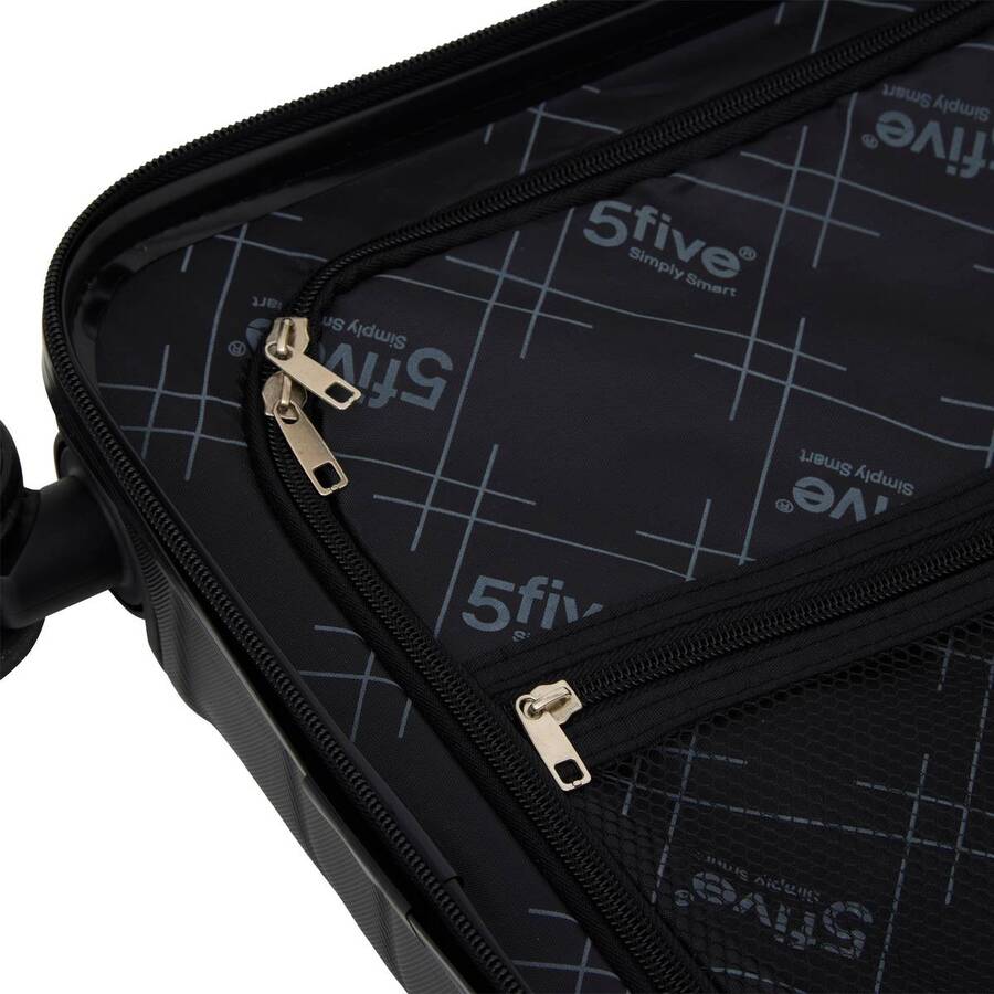 Valise 8 roues, 36x45 cm, noir 