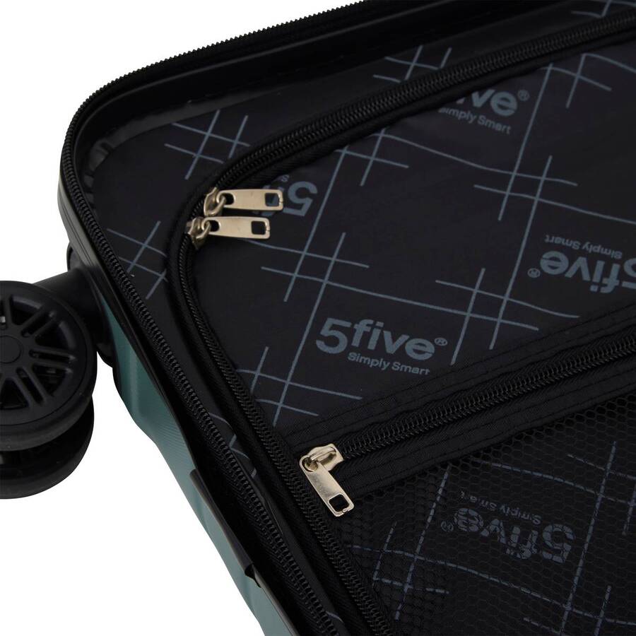 Valise 8 roues, 36x45 cm, vert 