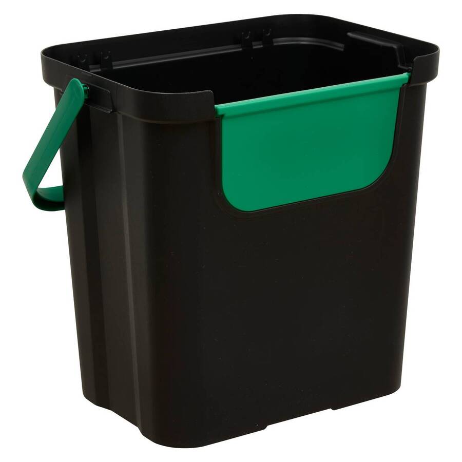 Lot de 3 poubelles, manuel, 24 l, plusieurs coloris 