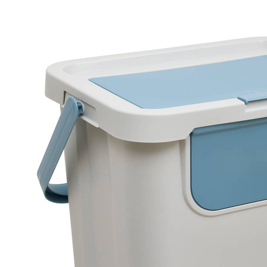 Poubelle, 24l , gris 