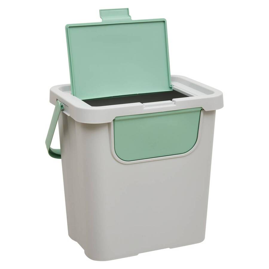 Poubelle, 24l , gris 