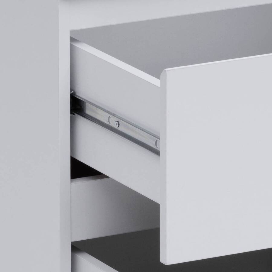 Chevet, 2 tiroirs, beige Dolo