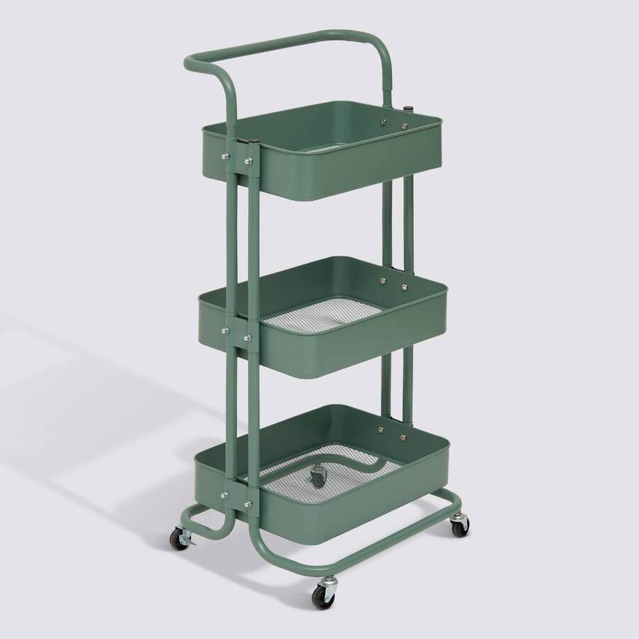 Desserte, 45x36,5x86 cm, vert Color edition