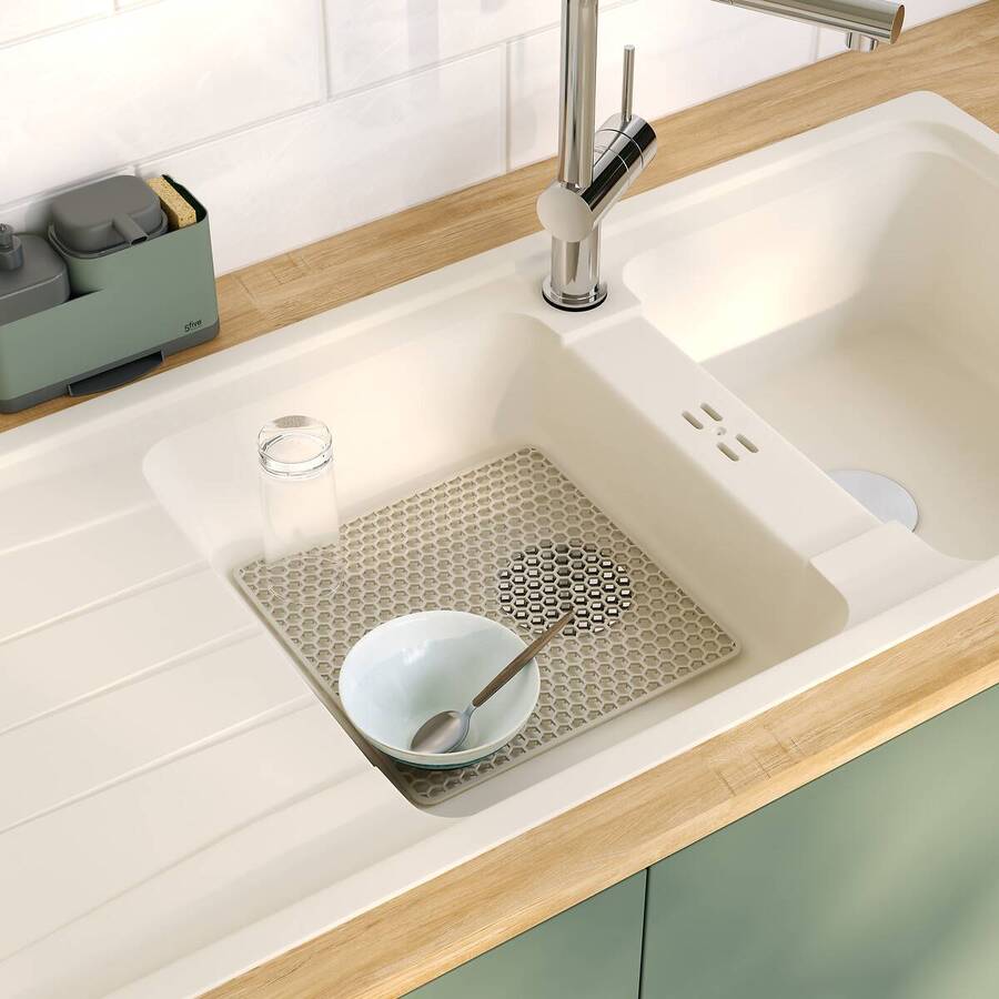 Fond evier 30,5x30,5 sileo 