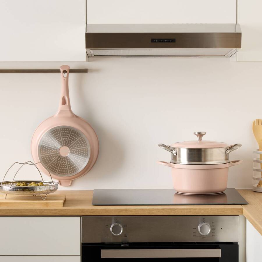 Cocotte aluminium, d.25,2 cm, spatule incluse Aluro