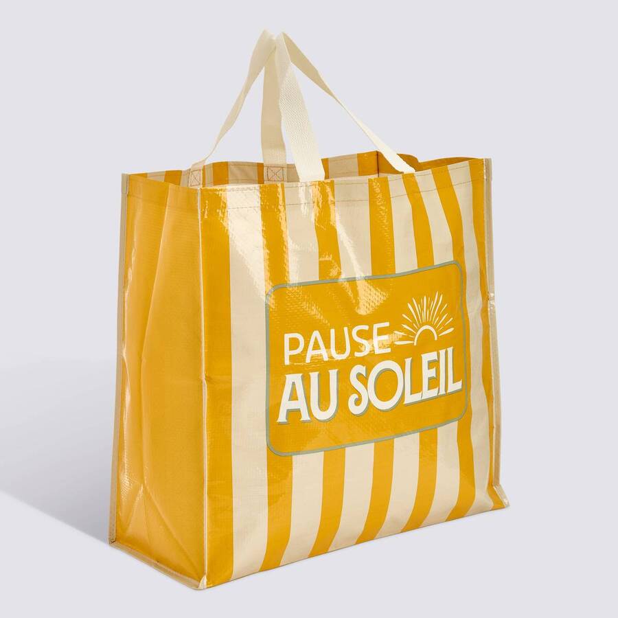 Sac de course 40,6 l, jaune 