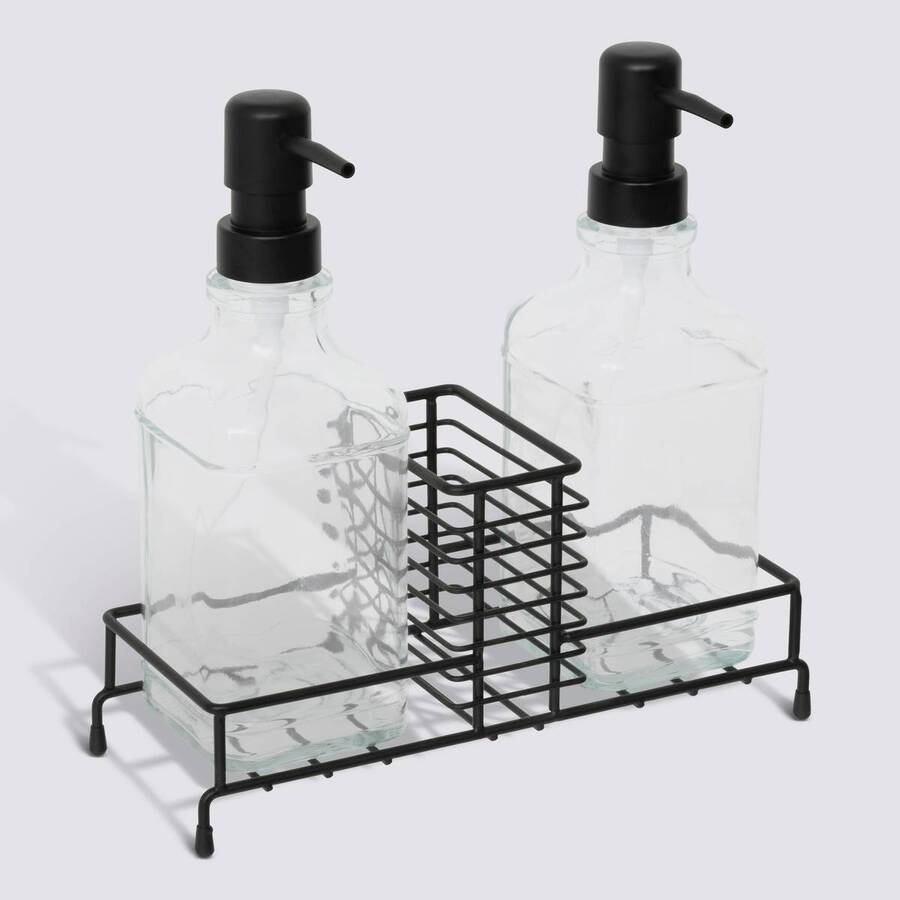 Distributeur à savon, 475 ml, noir Black edition