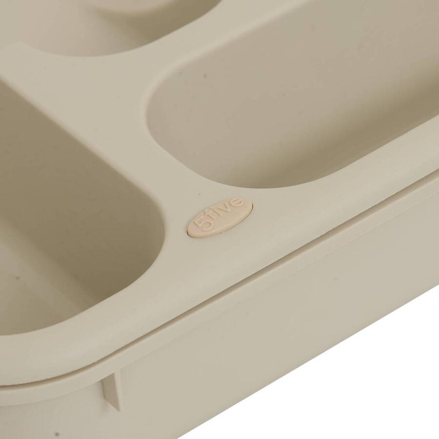 Range-couverts, 48,5x34x6 cm, beige Poly