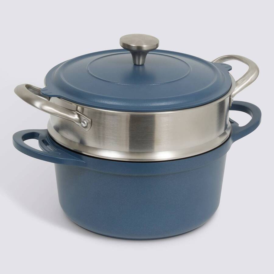 Cocotte aluminium, d.25,2 cm, spatule incluse Aluro