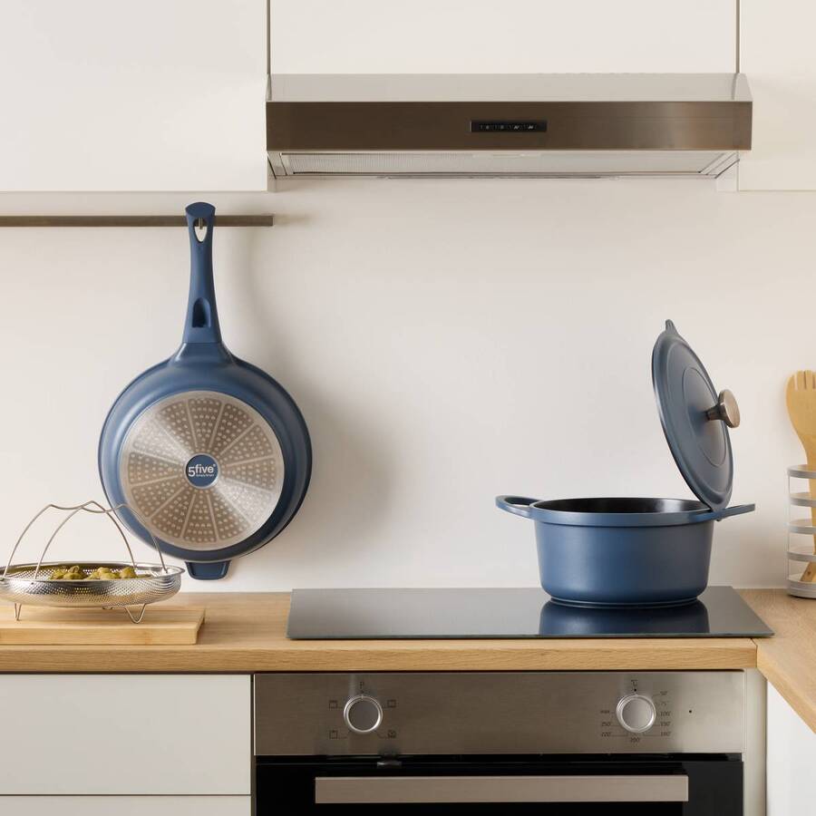 Cocotte aluminium, d.25,2 cm, spatule incluse Aluro