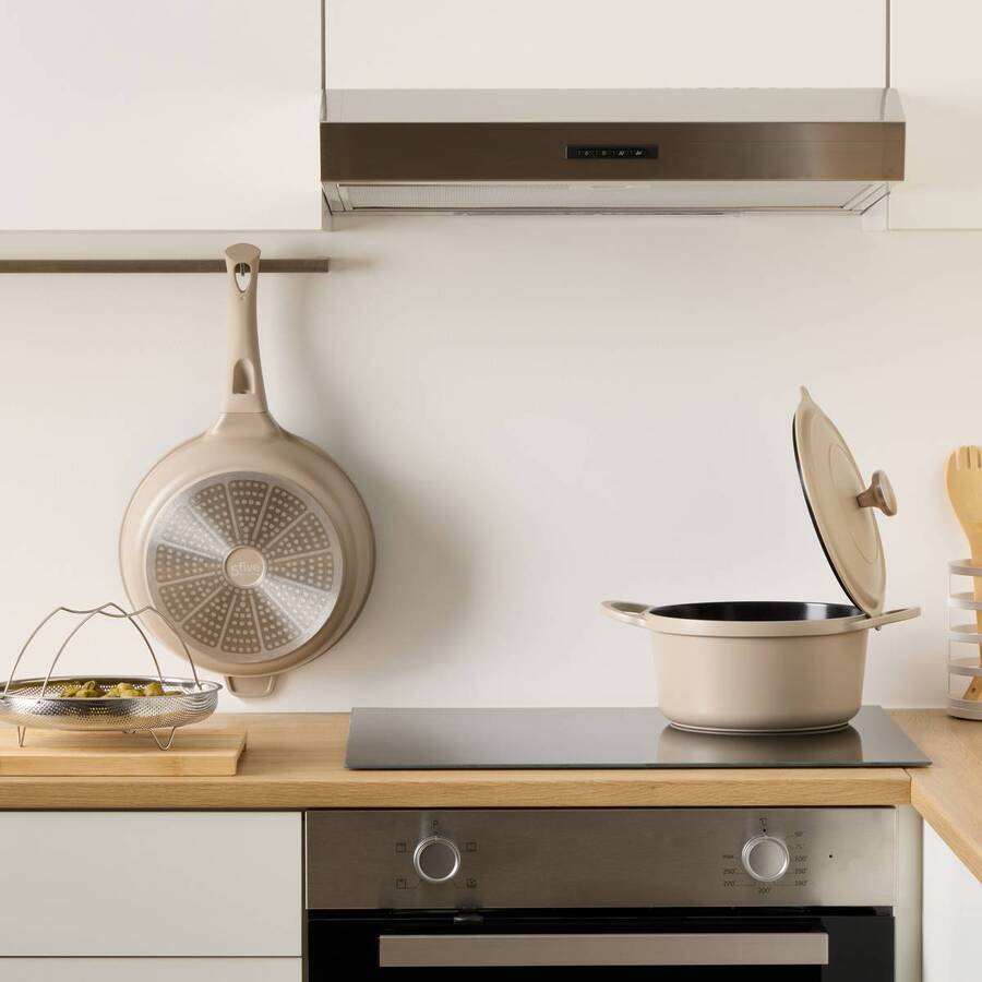 Cocotte aluminium, d.25,2 cm, spatule incluse Aluro