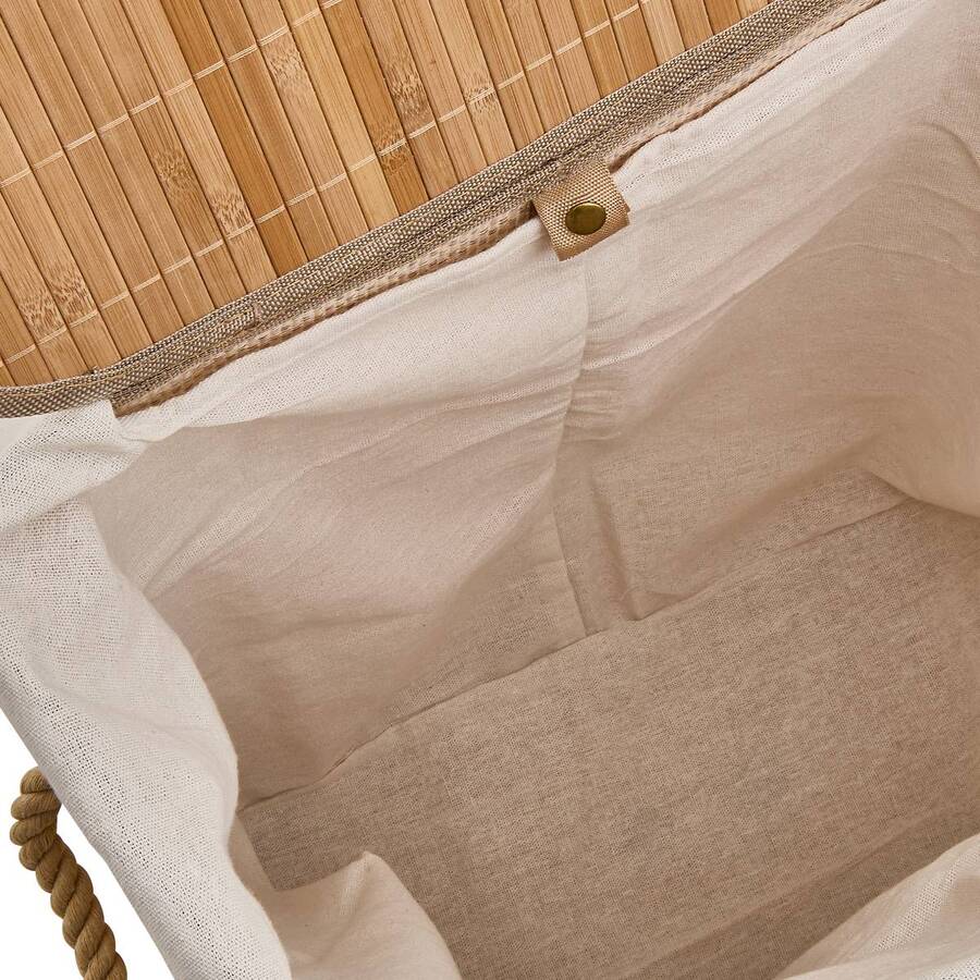 Panier à linge, 100 l, marron Stemy