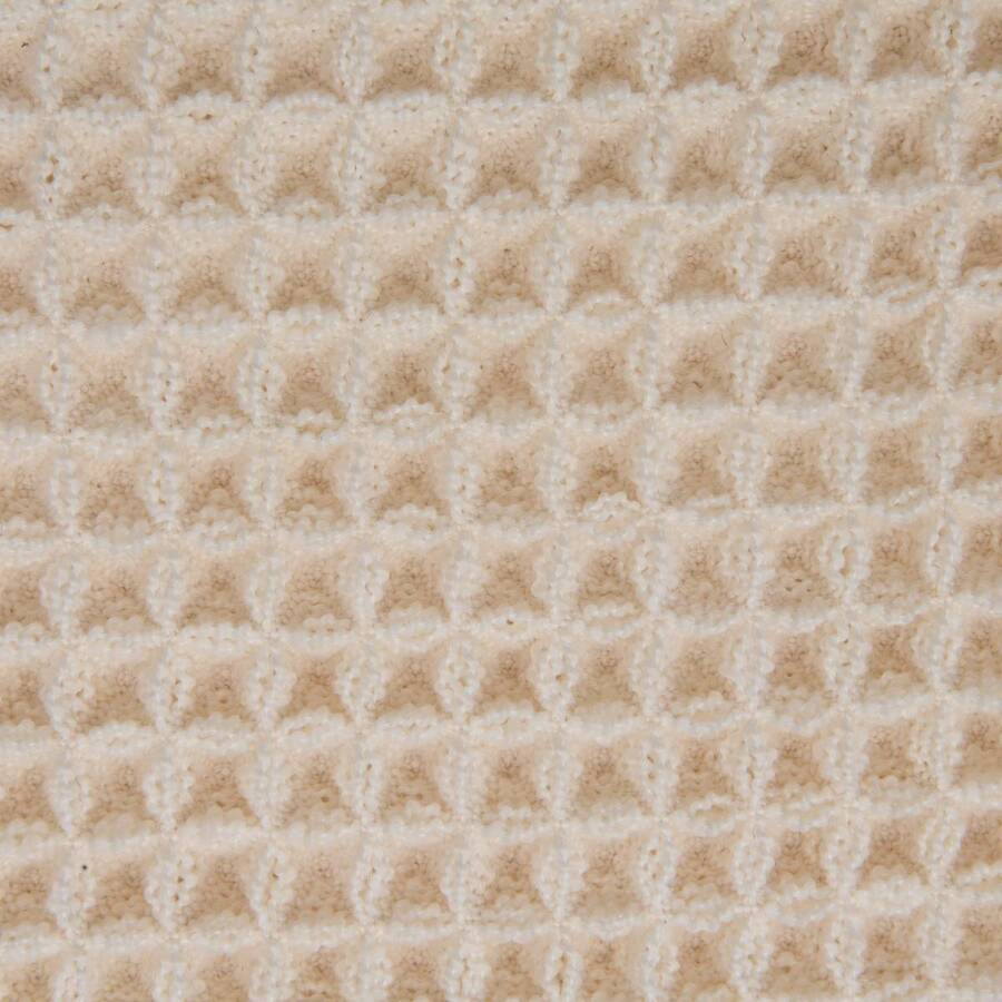Tapis, 80x50 cm, beige Waffle