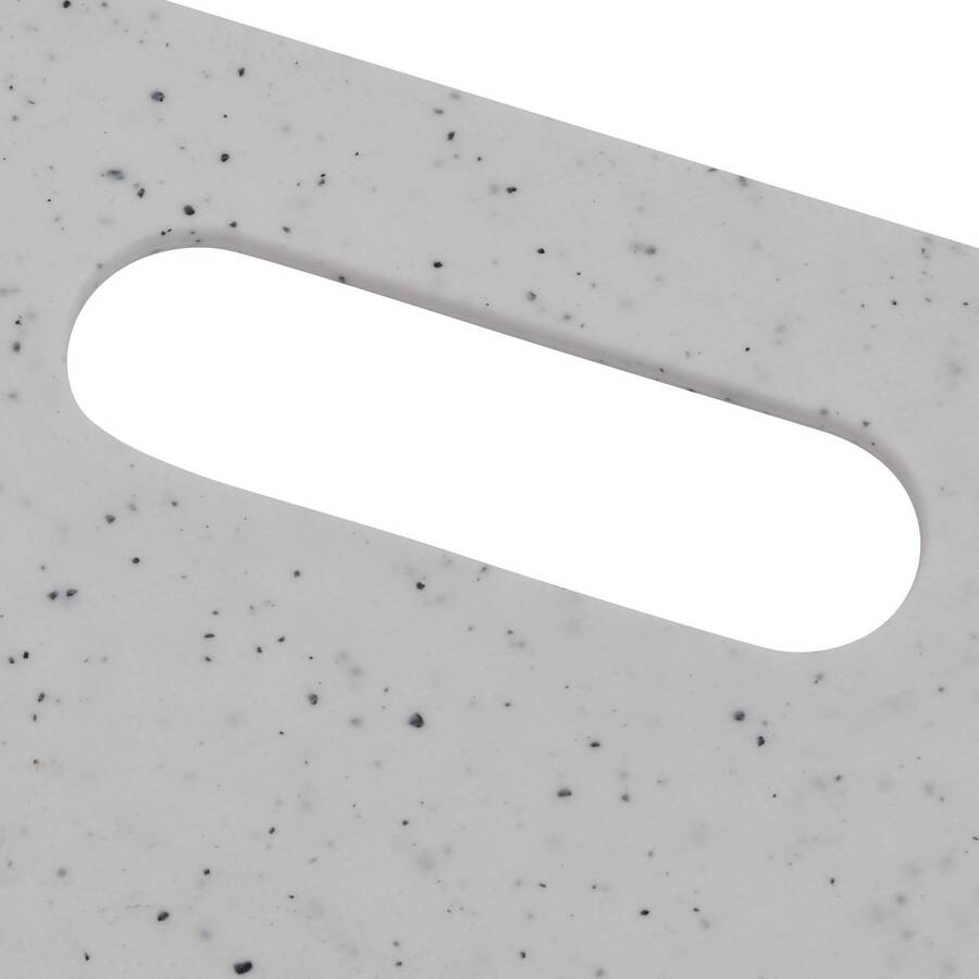 Lot de 2 planches à découper, l.21,5/24 cm, blanc 