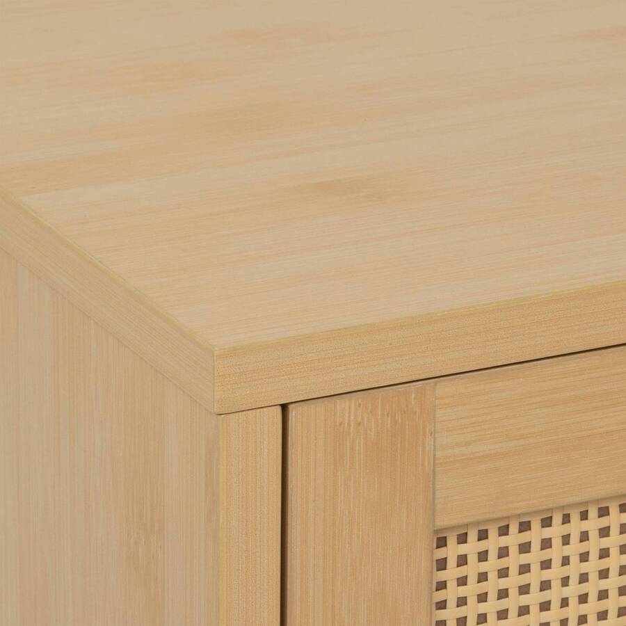 Meuble bas, 1 portes, 1 étagères Cane