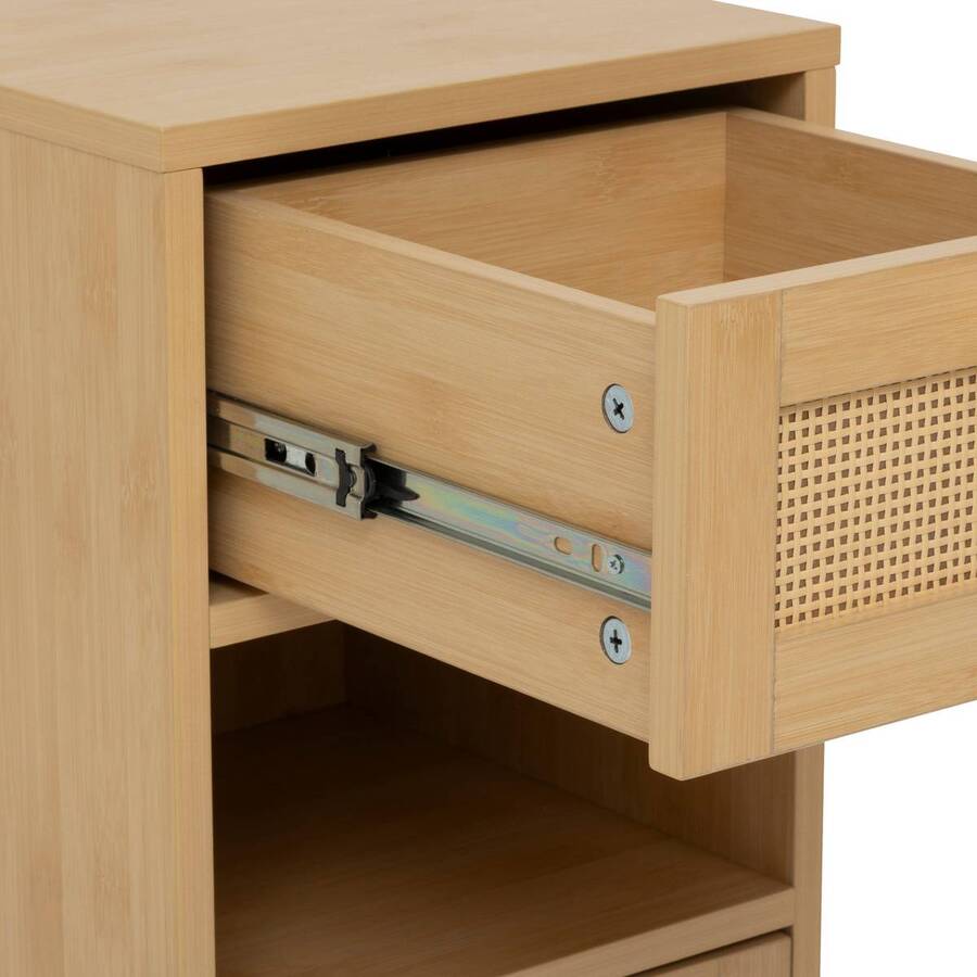 Meuble bas, 1 portes, 1 étagères Cane