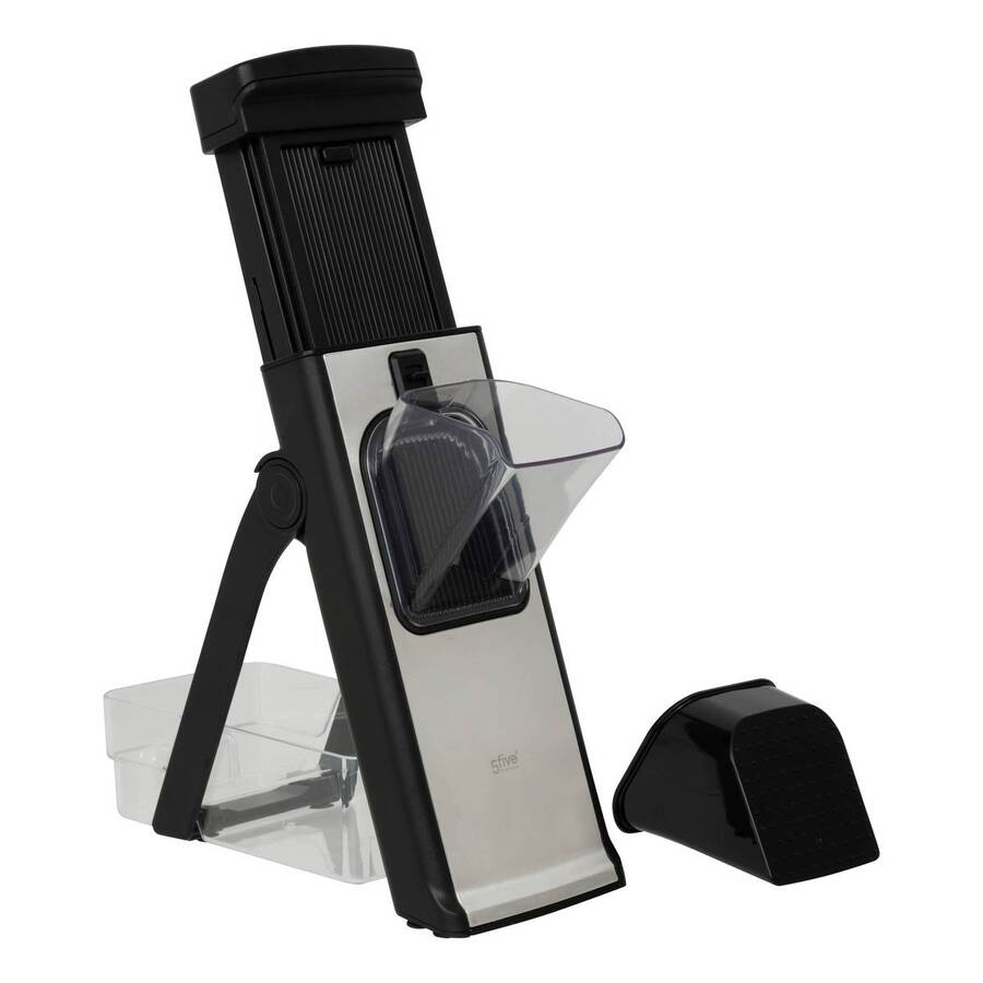 Mandoline 15,2x13,5x36,5 cm, noir Silver pro