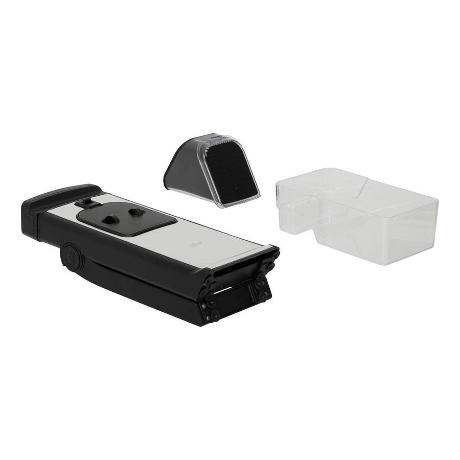 Mandoline 15,2x13,5x36,5 cm, noir Silver pro