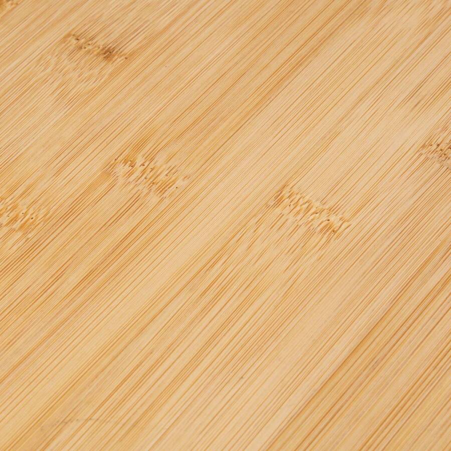 Plateau, 35x35x6 cm, beige Black bamboo