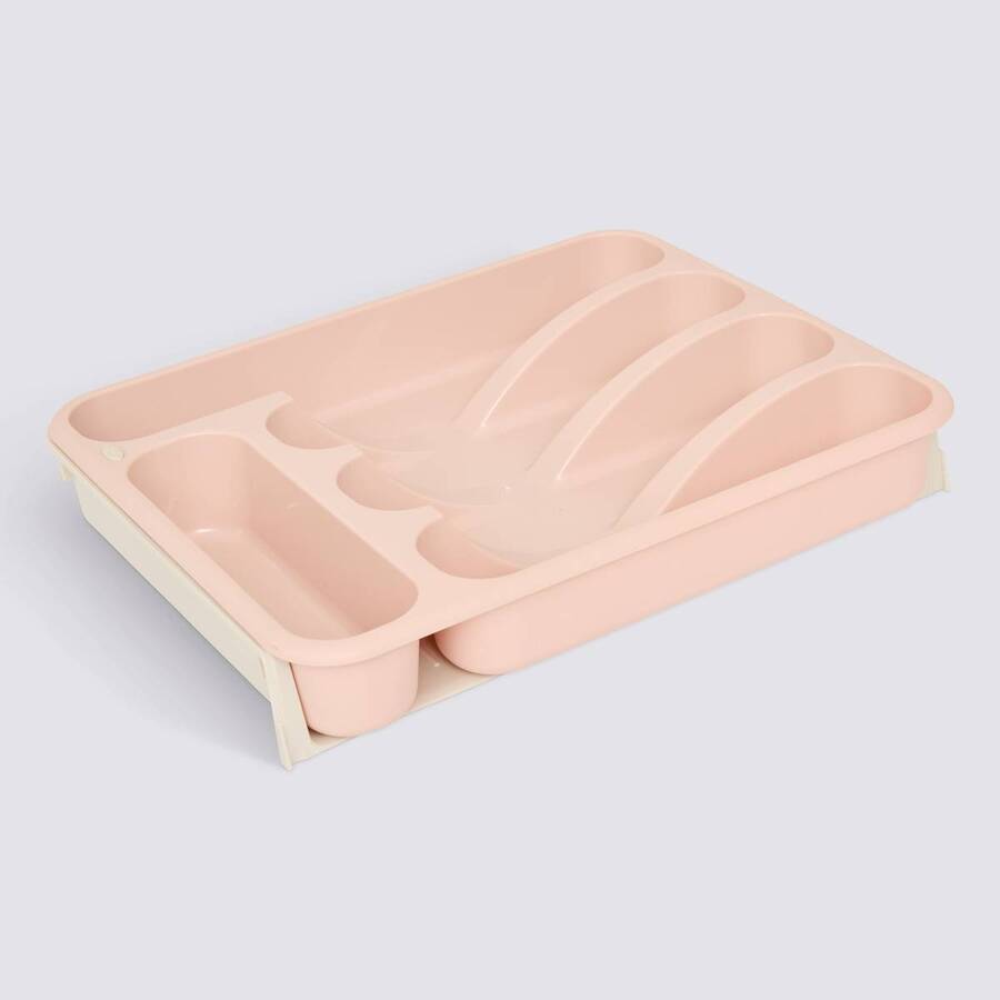 Range-couverts, 48,5x34x6 cm, rose Poly