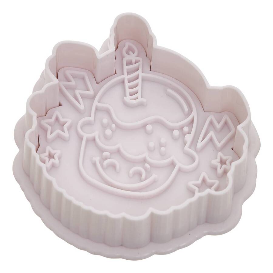 Tampon à pâtisserie, 6,7x5,1x7,1 cm, blanc