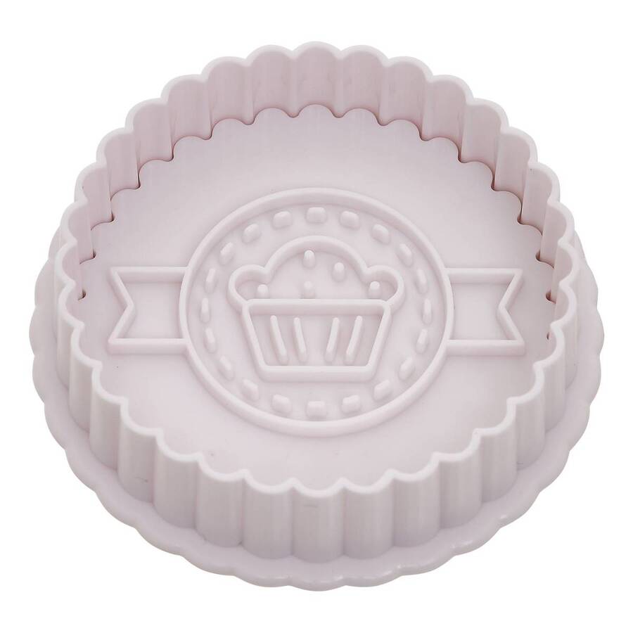 Tampon à pâtisserie, 6,7x5,1x7,1 cm, blanc