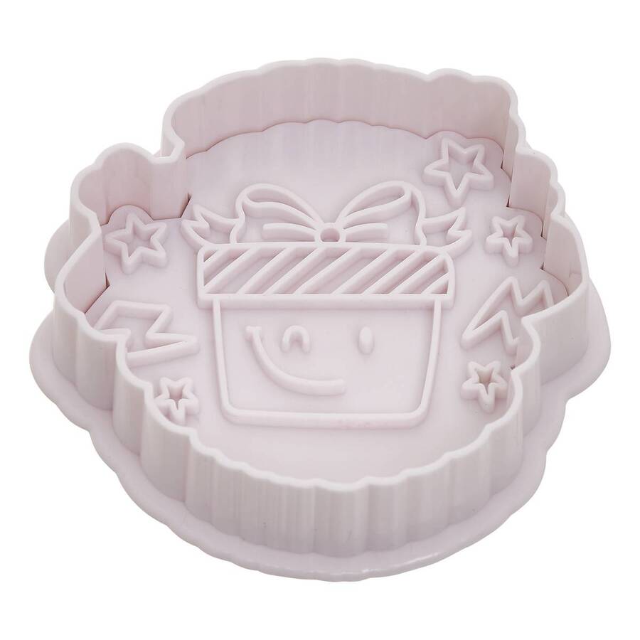 Tampon à pâtisserie, 6,7x5,1x7,1 cm, blanc