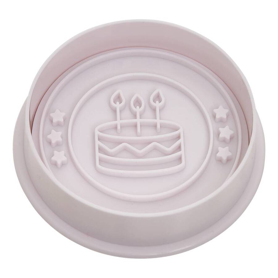 Tampon à pâtisserie, 6,7x5,1x7,1 cm, blanc